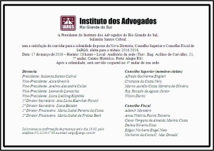 Posse nova diretoria IARGS